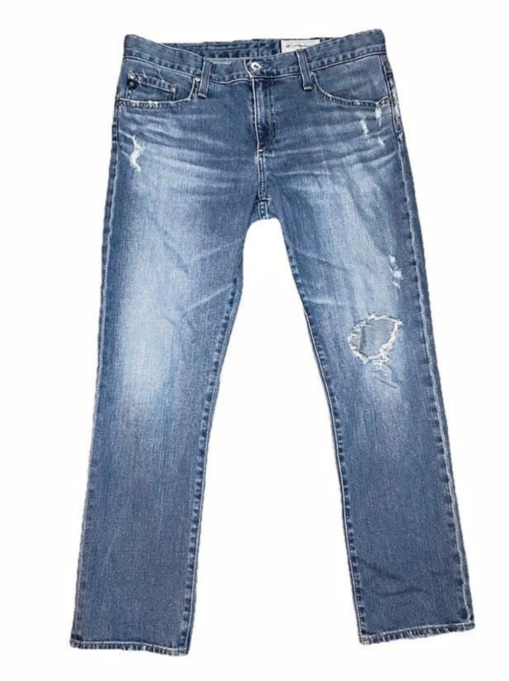 AG Adriano Goldschmied Anthropologie Nolan ankle relaxed slim jeans Women’s 30R